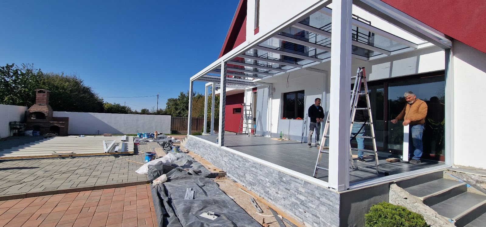Sabit Cam Tavan Sistemleri Beta Pergola uygulaması